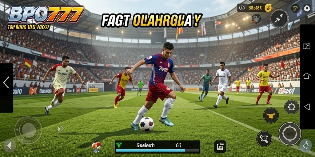 Tampilan gameplay BPO777 yang penuh aksi dalam olahraga.