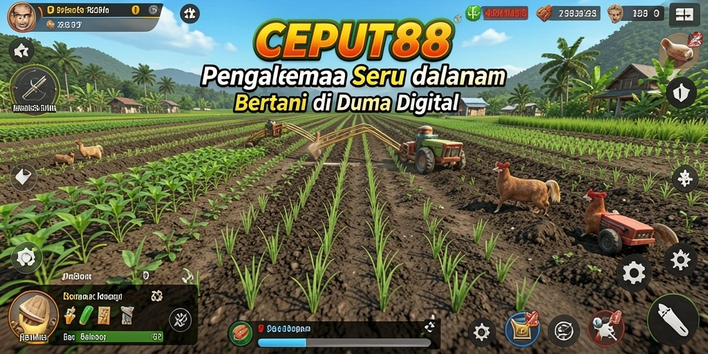Tampilan gameplay menarik dari game pertanian CEPAT88.