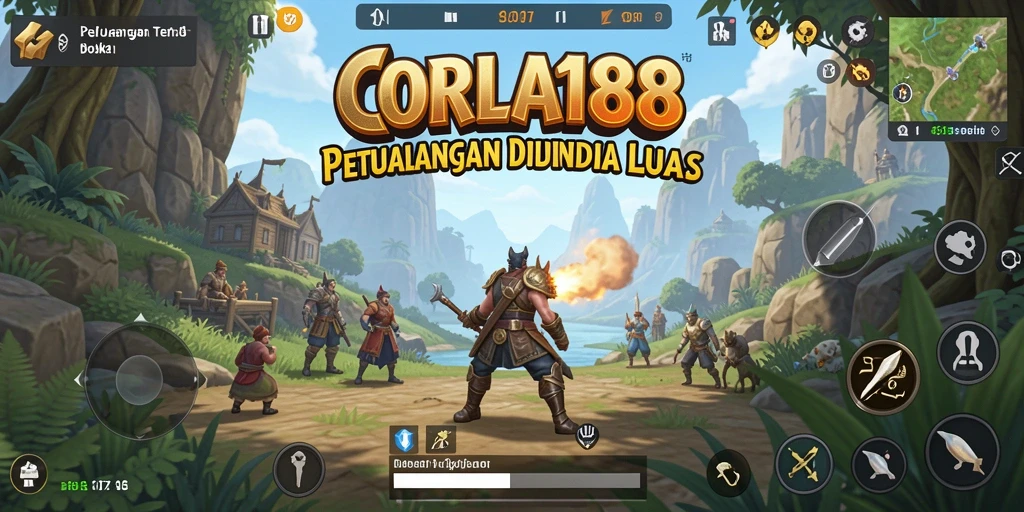 Tampilan gameplay seru dalam dunia Open World CORLA188.