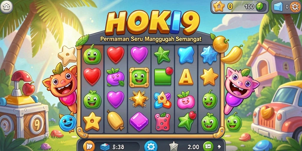 Tampilan gameplay seru dan menantang dari HOKI9 dalam kategori Match-3.
