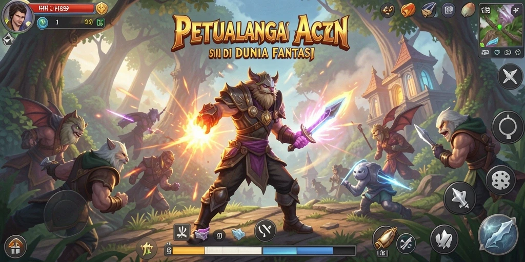 Tampilan gameplay HR89 yang menampilkan aksi seru dan grafis memukau.