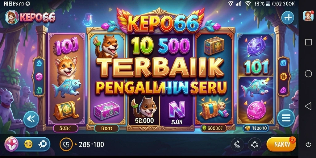 Tampilan gameplay seru dalam game Slot KEPO66.