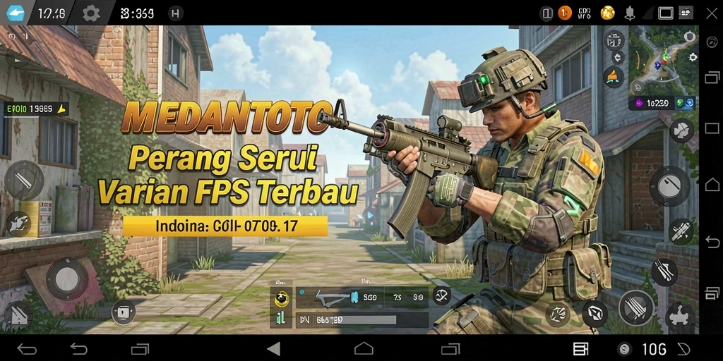 Tangkapan layar gameplay MEDANTOTO yang memperlihatkan pertempuran intens.