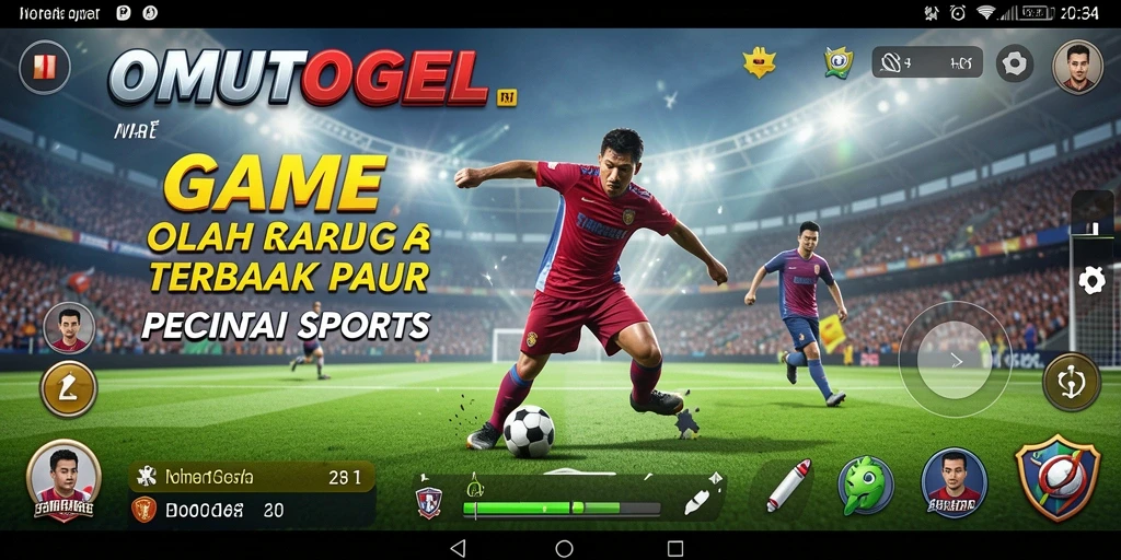 Tangkapan layar utama OMUTOGEL yang menunjukkan aksi seru di lapangan.