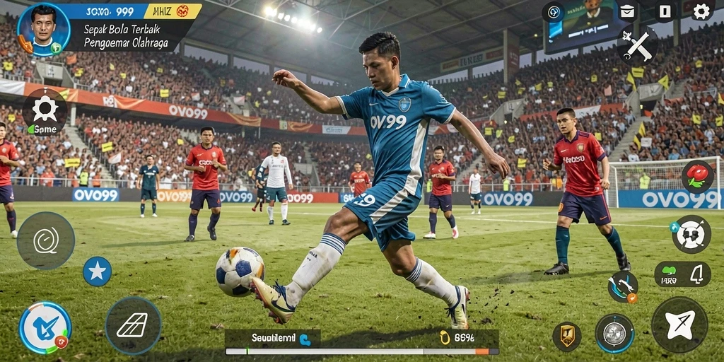 Tampilan gameplay OVO99 yang seru dan menarik.