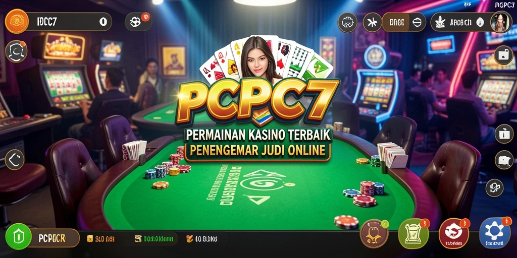 Tampilan menarik dari gameplay Kasino yang mendebarkan di PCPC7.