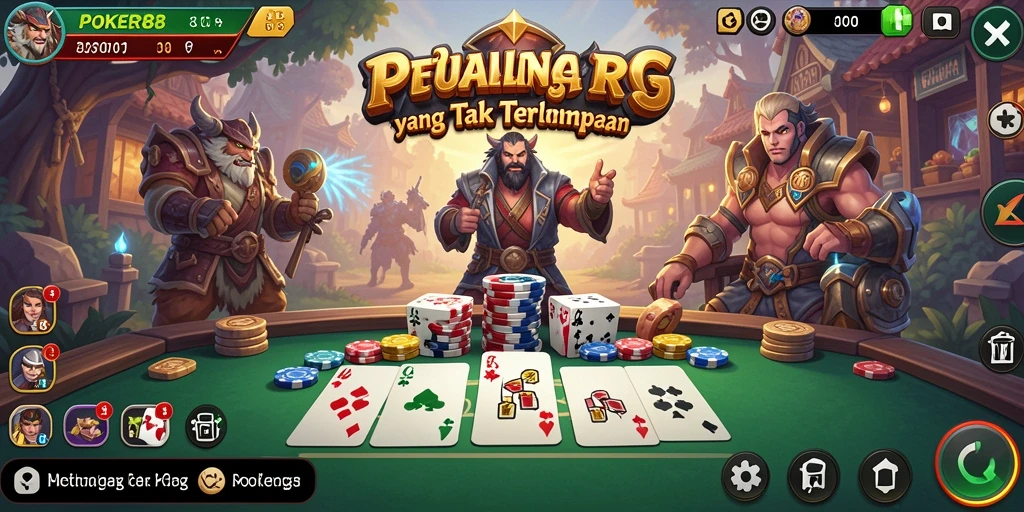 Tampilan gameplay POKER88 yang epik dan nikmat.