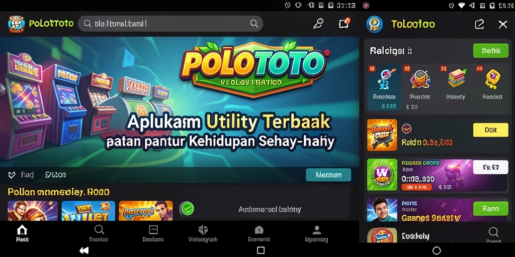Tampilan antarmuka POLOTOTO dalam pengaturan tugas harian yang efisien.