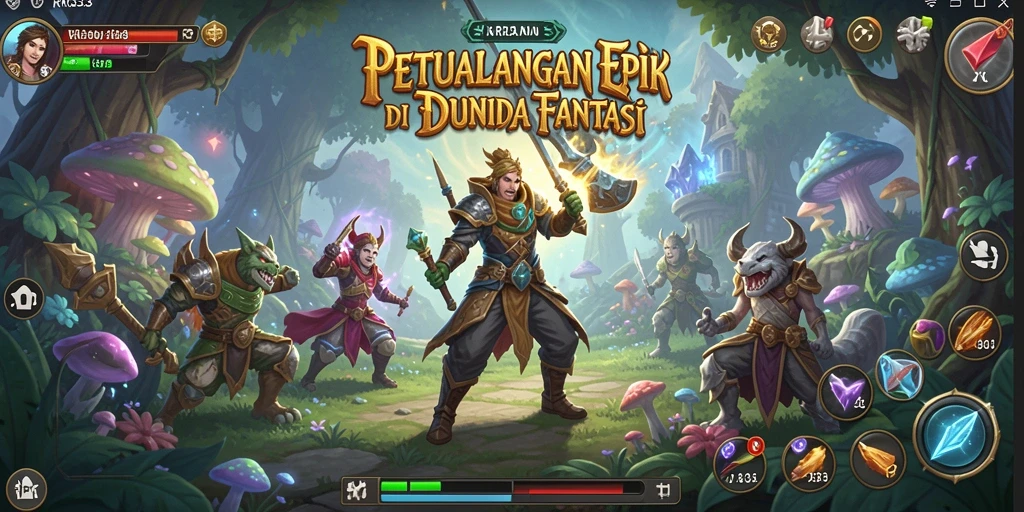 Gameplay seru di dunia petualangan RR33.