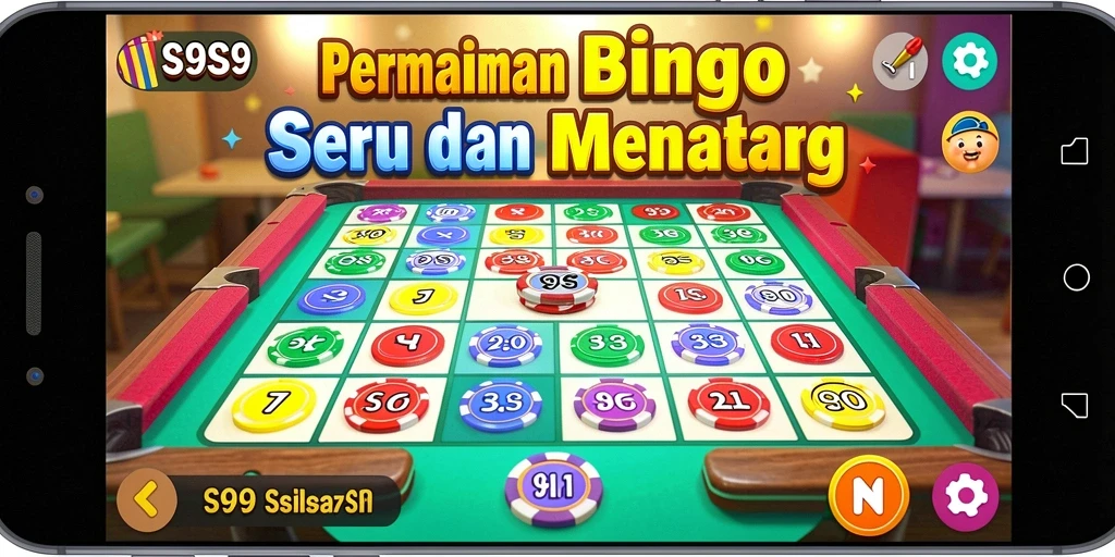 Screenshot gameplay Bingo S9S9 yang seru dan interaktif.