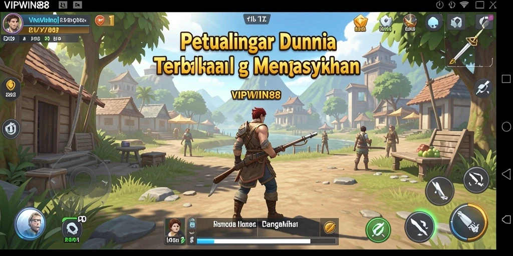 Tangkapan layar dari gameplay <strong>VIPWIN88</strong> yang menampilkan petualangan hebat.